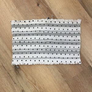 Hollister smocked tube top size large